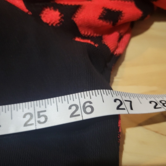 Misook Sz 3X LUX Red Black Chevron ZigZag Designer Jacket Blazer - Picture 5 of 6